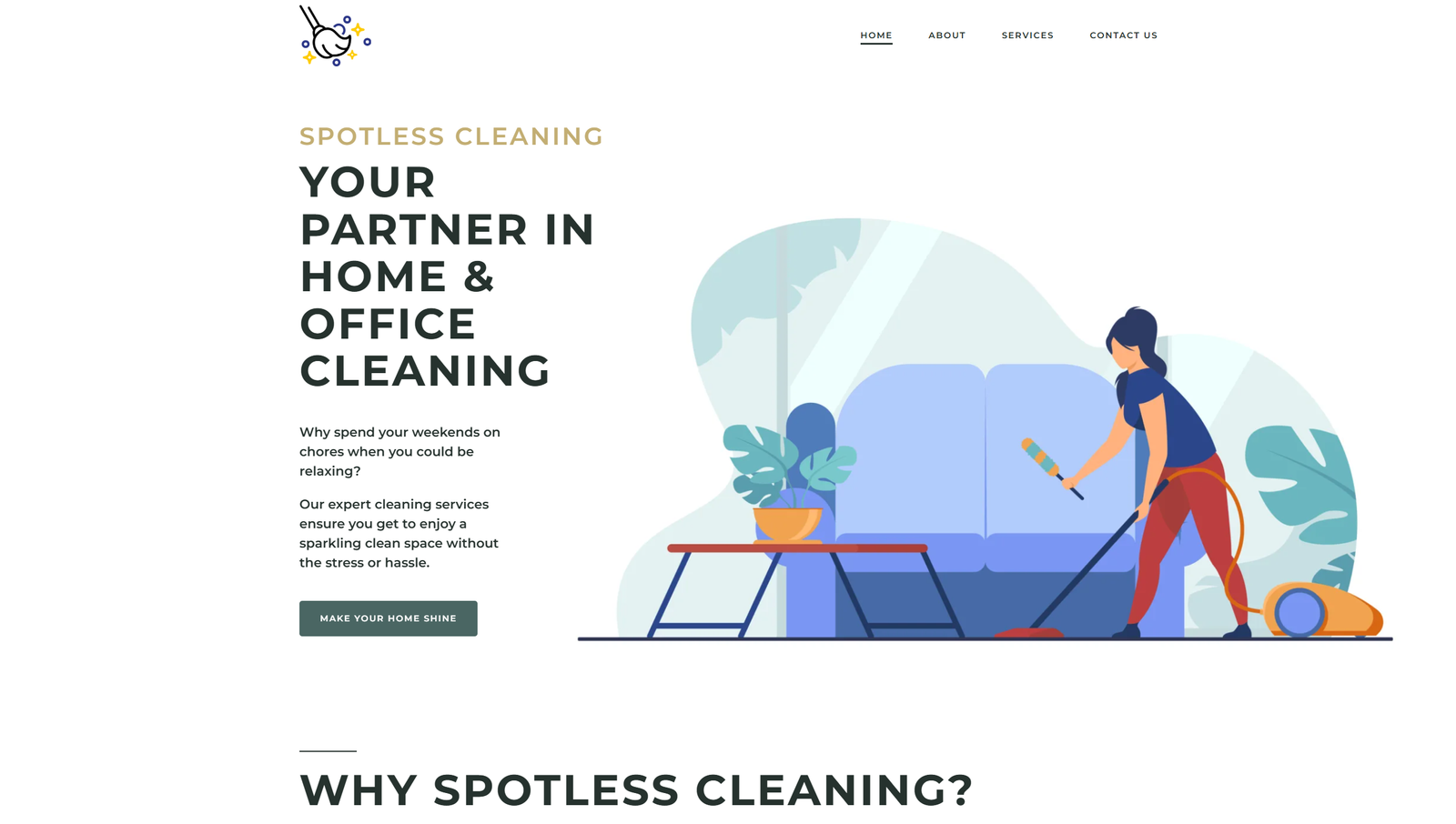 Spotless Cleaning Iowa Hero