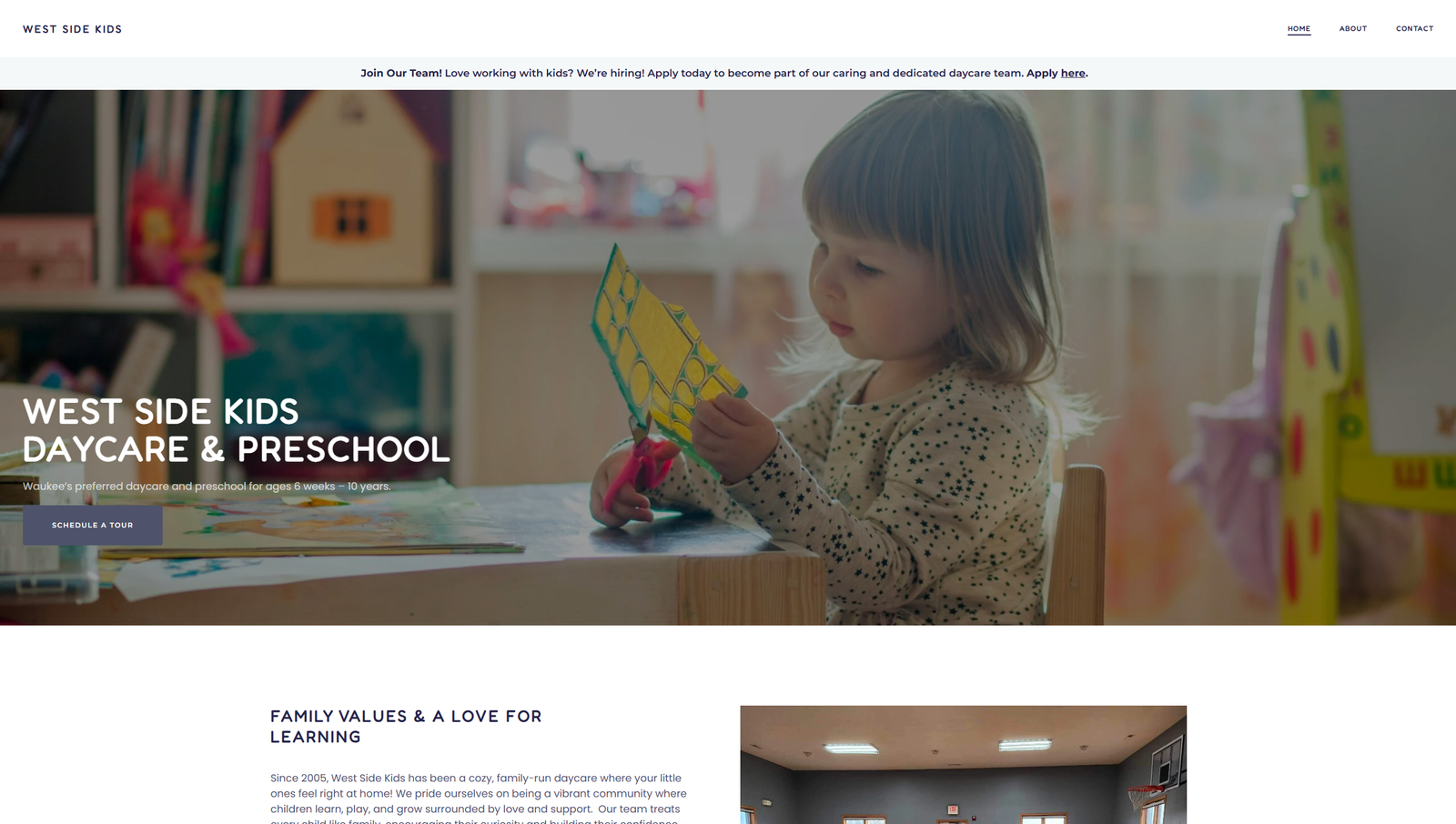 West Side Kids Daycare Hero